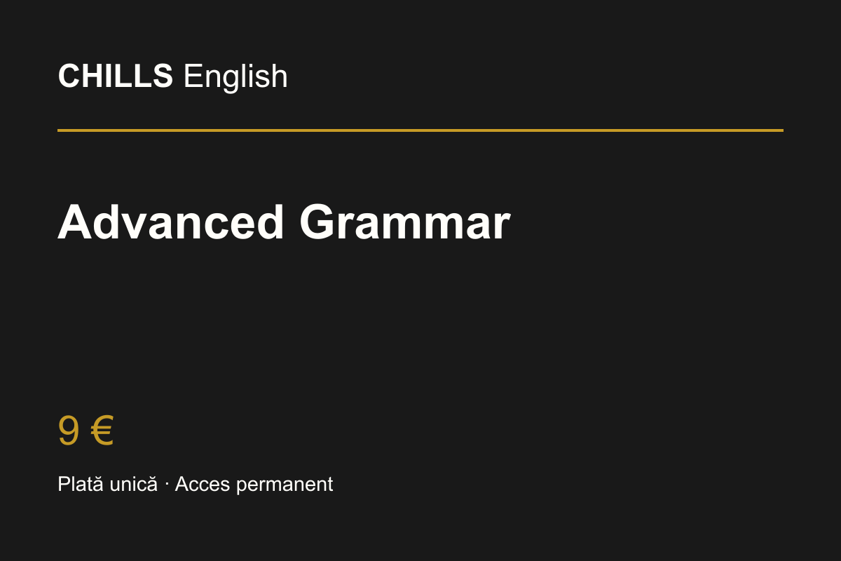 Advanced Grammar · 9 €