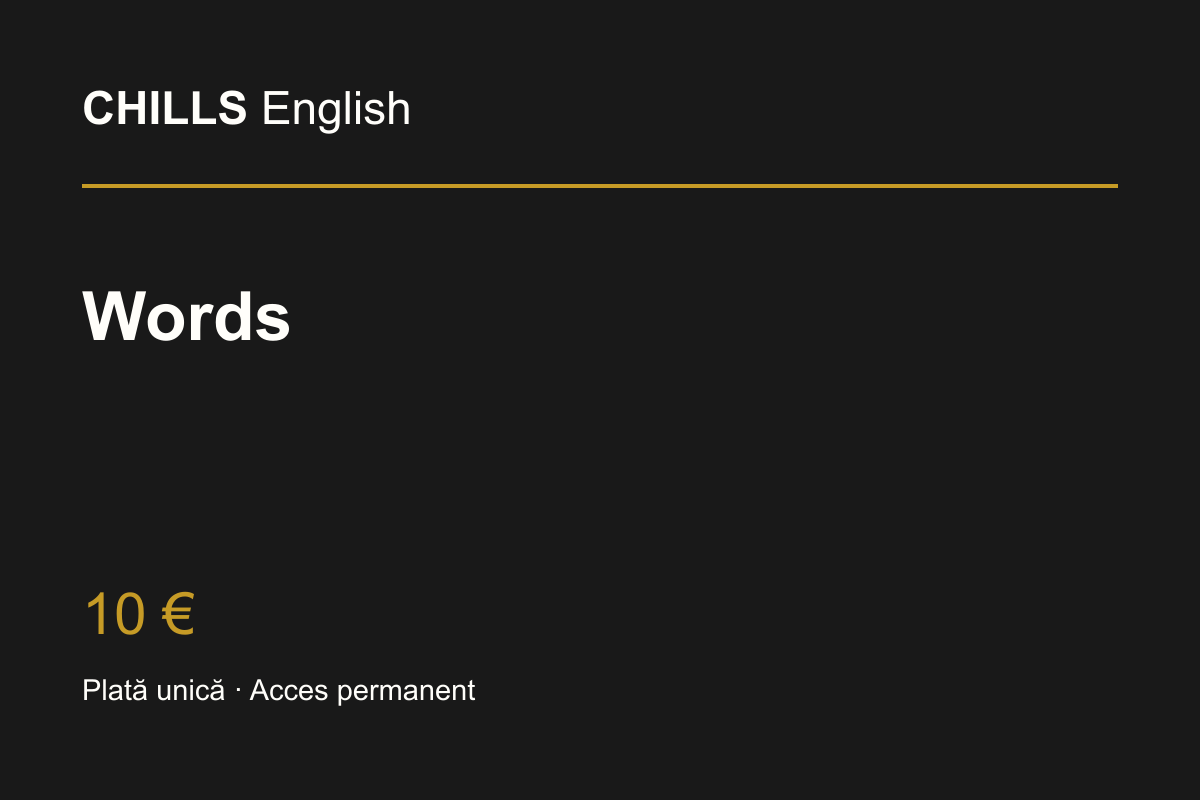 Words · 10 €